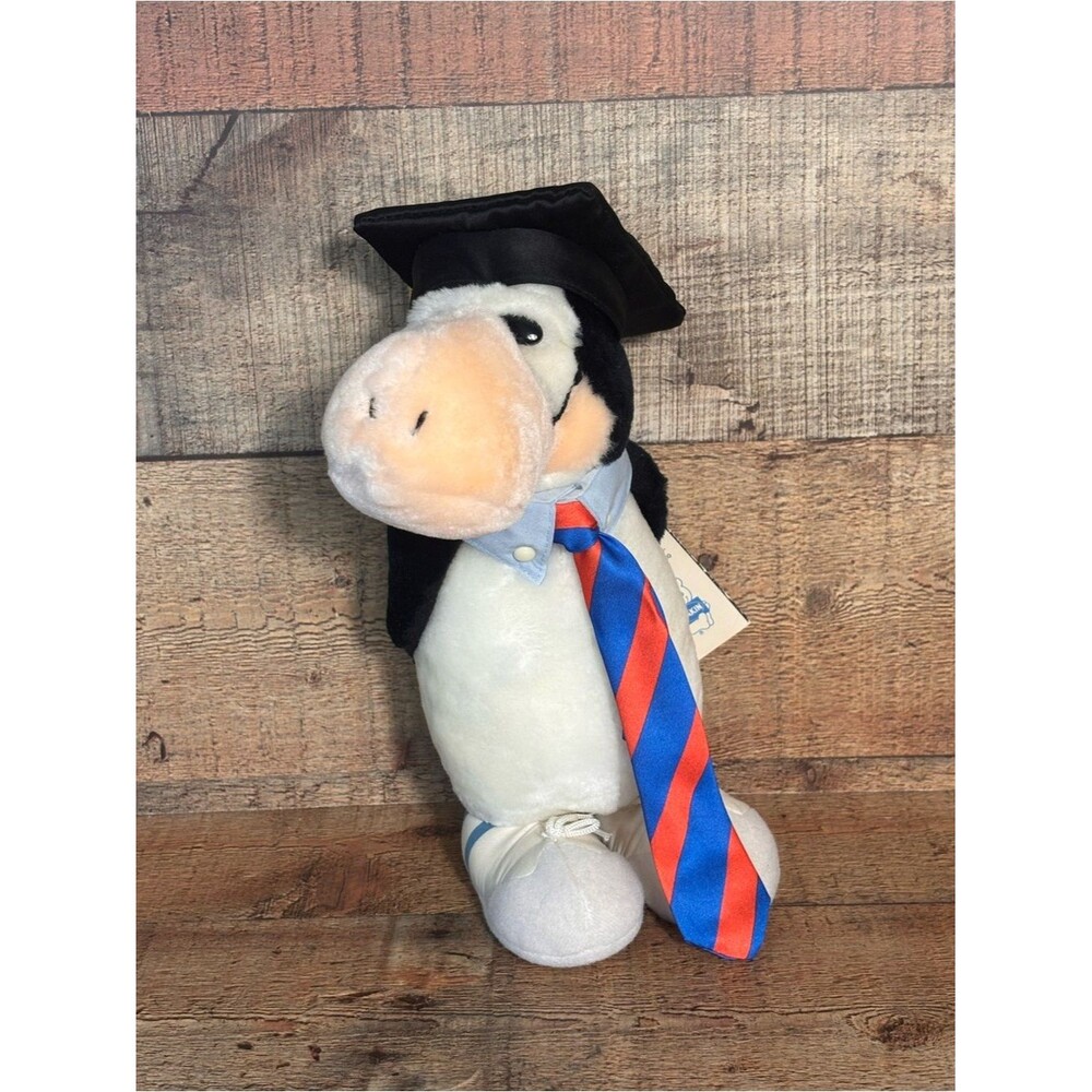 DAKIN Plush OPUS PENGUIN YUPPY GRAD 10" BLOOM COUNTY Schooled Phase 1985 NWT